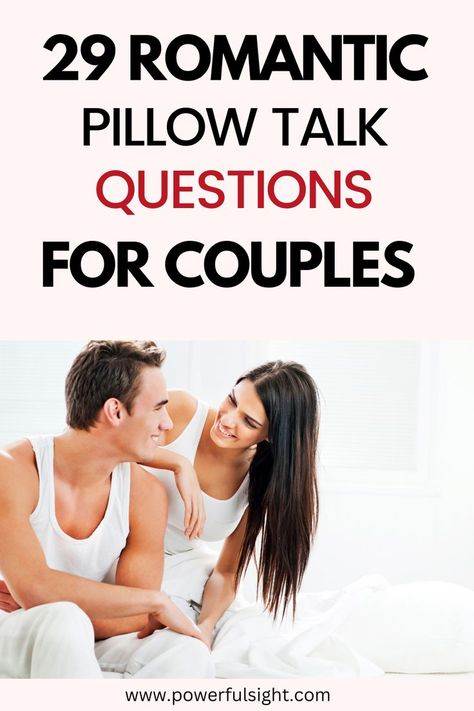 Pillow Talk Questions for Couples Getting Over Divorce, Pillow Talk Questions, Marriage Counseling Tips, Questions To Ask Your Partner, Coping With Divorce, Romantic Pillow, Questions For Couples, Conversation Starters For Couples, Couple Questions