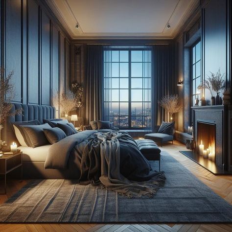 Buy 3 Images. Dramatic Luxury Master Bedroom Highrise With City View Online in India - Etsy Luxury Bedroom Master With Bay Window, Big Master Bedrooms Plan Layout, Dream House Master Room, Dream Bedroom Luxury Master Suite Romantic, Luxurious Bedrooms Elegant, Fancy Hotel Room Luxury, Huge Bedroom Luxury Master Suite, Owners Suite Master Bedrooms, Spa Bedroom Ideas Master Suite