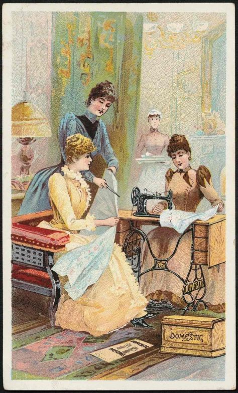 Sewing Artwork, Vintage Sewing Table, Vintage Sewing Rooms, Sewing Ephemera, Collage Printables, Sewing Clipart, Sewing Spaces, Vintage Clip Art, Vintage Sewing Notions