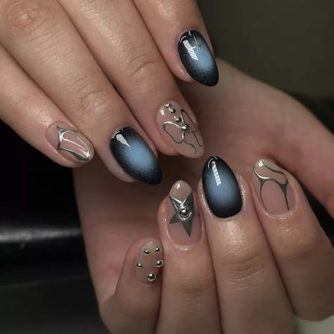 The 20 Best Galaxy Nails Ideas of 2024 Trending Christmas Nails, Star Wars Nails, Galaxy Nail, Solar Nails, Fun Manicure, Trending Christmas, Stars And Moons, Moon Nails, Latest Nail Trends