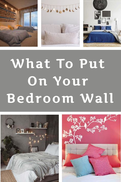 What To Put On Your Bedroom Wall Gallery Wall Ideas Above Bed, Bedroom Wall Picture Ideas, Cozy Bedroom Wall Decor, Headboard Wall Ideas Above Bed, How To Decorate Bedroom Walls, Bedroom Wall Inspirations, Bedroom Wall Ideas Above Bed, Large Bedroom Wall Decor Ideas, Decorating Walls In Bedroom