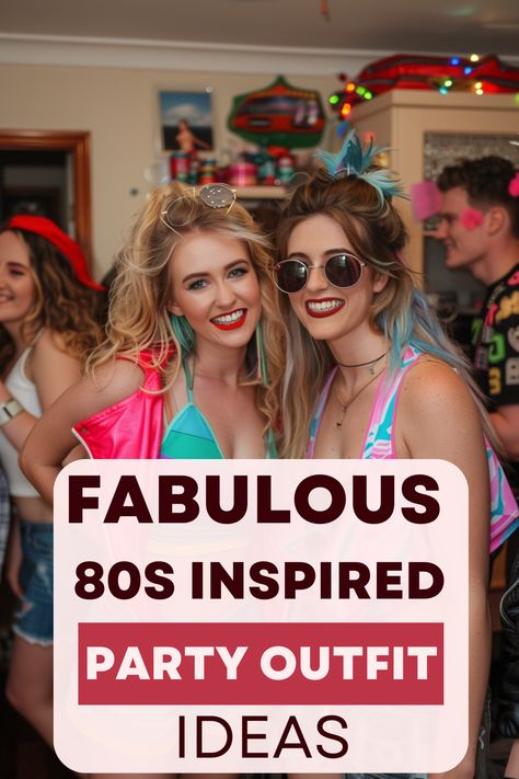 Embrace your retro side with these fabulous 80s inspired party outfit ideas! 🌟 From bold colors to funky accessories, you’ll find the perfect look to channel the best of 80s fashion. Ideal for making a memorable impression and having fun, these outfits will make your party a hit. Let’s get the 80s vibes going! Womens 80s Outfit Ideas, 80s Dress Up Ideas, 1980s Party Outfits, 80s Outfits Party, 80s Fancy Dress Women, 80s Outfits Women, 80s Summer Outfits, 80s Outfit Ideas, Dance Party Outfit