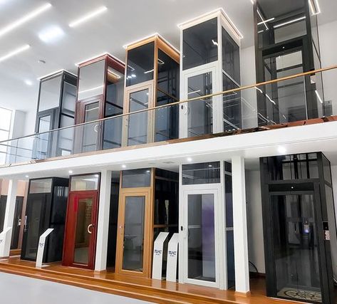 Outdoor Lift Elevator, In House Elevator, Home Elevators Small, Home Lifts Elevator, Lifts Elevator Home, Home Elevator Interior, Elevator In House, Luxury Home Elevator, Home Elevator Design