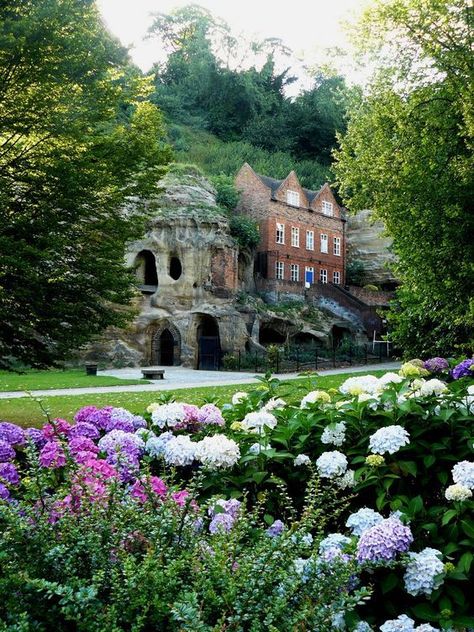 Nottingham Castle inside Sherwood Forest, England Nottingham Castle, Alnwick Castle, Sherwood Forest, Fair Isles, England And Scotland, Beautiful Castles, English Countryside, England Travel, Pretty Places