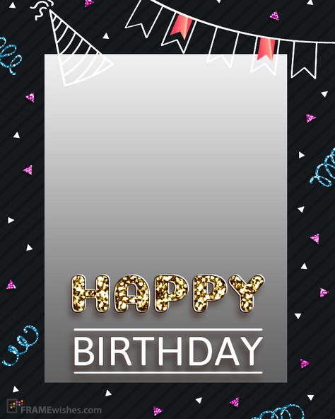 Best ever collection of special happy birthday frames here. Try this happy birthday photo frame app and bring a big smile to your friends and family face. Happy Birthday New Background, Birthday Wish With Photo, Happy Birthday With Photo Edit, Happy Birthday Photos Banner, Happy Birthday Wishes Photo Edit, Birthday Frames For Pictures, Happy Birthday Photo Frame Edit, Happy Birthday With Photo, Birthday Wishes Frames