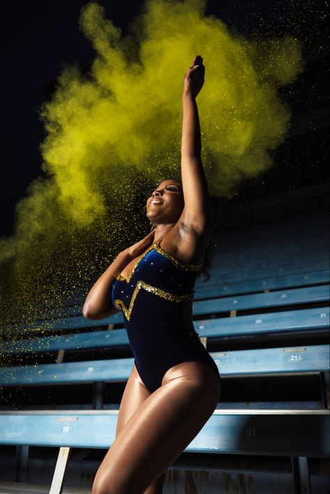 NC A&T | Grad | Photoshoot Inspo | HBCU | Golden Delight Majorette Graduation Pictures, Majorette Photoshoot, Hbcu Majorettes, Dance Team Photoshoot, Dancer Senior Pictures, Majorette Dance Uniforms, Hbcu Outfits, Majorette Dance, Faithful Quotes