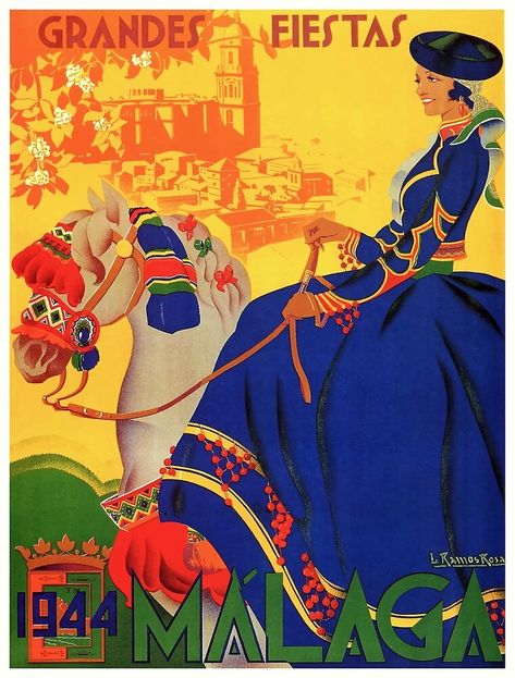 Posters Decor, Old Posters, Travel Advertising, Spanish Woman, Retro Graphics, A4 Poster, Advertising Poster, San Sebastian, Travel And Tourism