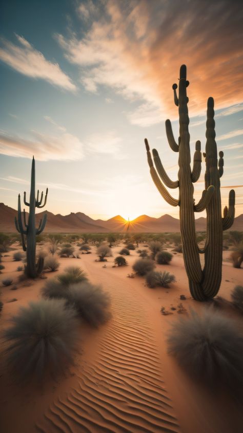 Arizona Aesthetic, Desert Pictures, Desert Aesthetic, Cactus Photography, Desert Art, Pretty Landscapes, المملكة العربية السعودية, Desert Landscaping, Landscape Wall Art