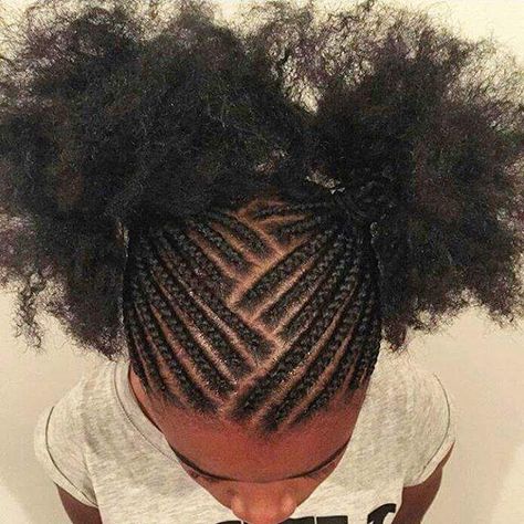 Afro Puff Hairstyles, Lil Girl Hairstyles, Hair Puff, Cute Haircuts, Toddler Hairstyles Girl, Girls Natural Hairstyles, Girls Hairstyles Braids