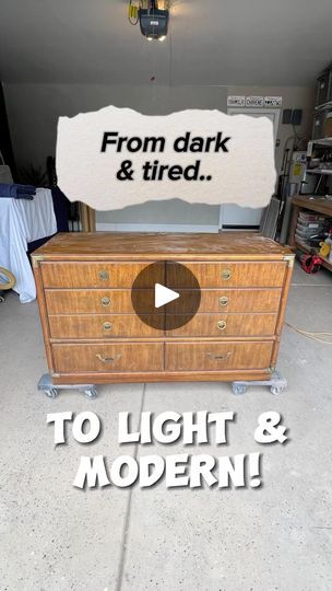 Restoration Hardware Dressers, Add Legs To Dresser, Tan Wash, Dresser Makeovers, Campaign Dresser, Dresser Refinish, Dresser Redo, Diy Dresser Makeover, Transforming Furniture