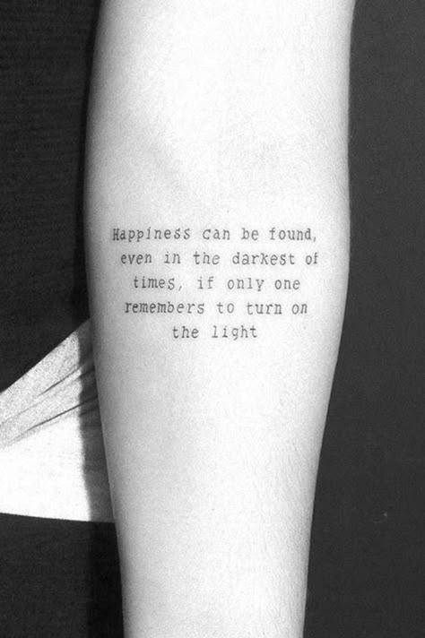 Small Simple Quotes, Dumbledore Quotes Tattoos, Tattoos Small Simple, Tiny Harry Potter Tattoos, Harry Potter Quotes Tattoo, Hogwarts Tattoo, Wörter Tattoos, Harry Tattoos, Dumbledore Quotes