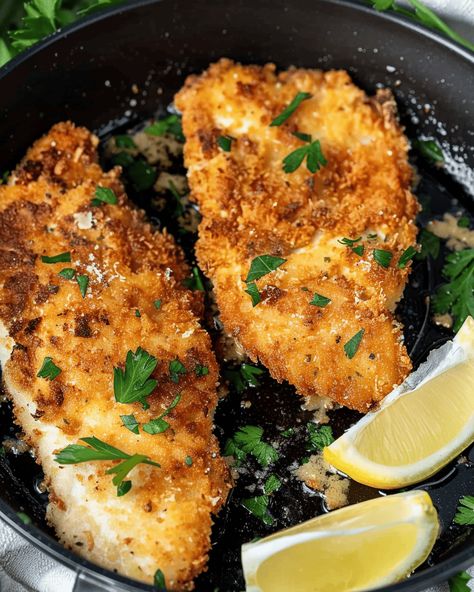 Easy Italian Chicken Cutlets - Recipes, Tasks & Tools Italian Chicken Cutlet Recipes, Beef Cutlet Recipes, Chicken Cutlet Recipes Easy, Chicken Cutlets Recipes, Italian Chicken Cutlets, Easy Italian Chicken, Beef Cutlets, Fried Chicken Cutlets, Chicken Cutlet Recipes