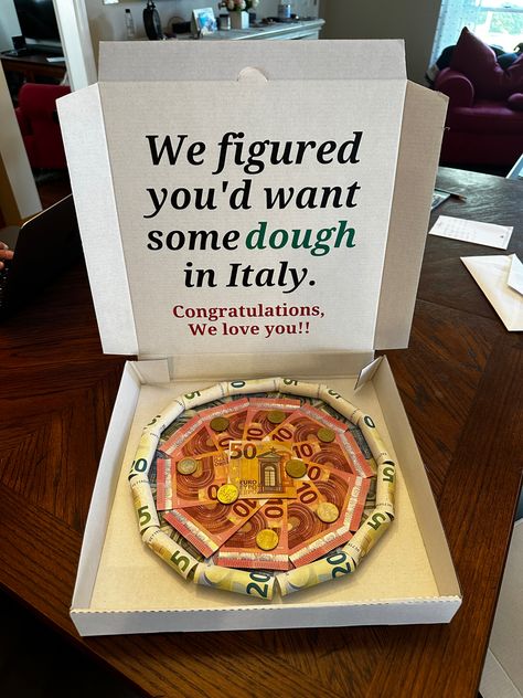 Made this as a wedding gift for my brother and sister-in-law to use on their honeymoon in Italy Gift For Brother In Law, Gift For My Brother, Honeymoon In Italy, Italy Honeymoon, Creative Birthday Gifts, Creative Birthday, Brother In Law, Gift For Brother, Sister In Law