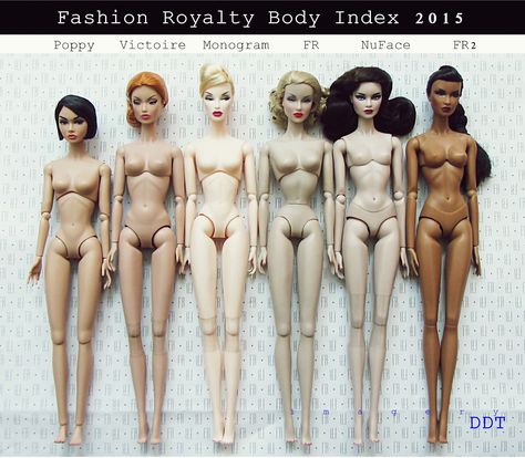 https://flic.kr/p/rphhLh | Fashion Royalty Body Type | www.facebook.com/dave.dolltown Barbie Body, Barbie Fashion Royalty, Bad Barbie, Dawn Dolls, Integrity Dolls, Color Skin, Barbie Hair, Poppy Parker Dolls, Fashion Drawing Dresses