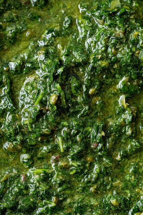 Blue Spice Basil Recipe, Green Creamy Salsa, Green Herb Sauce, Spinach And Herb Seasoning, Mint Salsa Verde, Salsa Recipe Green, Italian Salsa Verde, Property Planning, Salads Dressing