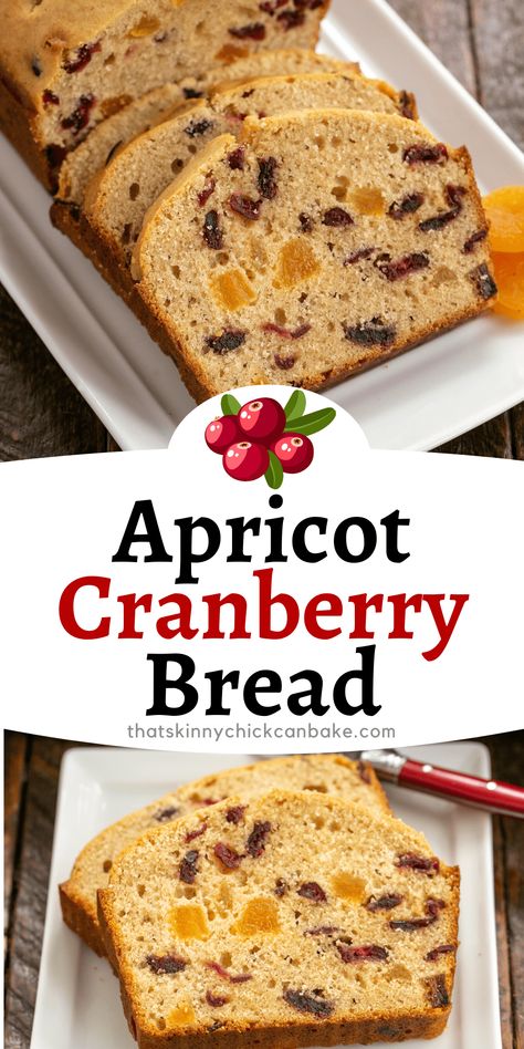 Cobs Apricot Bread Recipe, Dried Fruit Quick Bread Recipes, How To Use Dried Apricots, Apricot Raisin Bread, Apricot Walnut Bread, Fruit Quick Breads, Recipes Using Dried Apples, Dried Apricot Bread Recipe, Dried Fruit Bread Recipes