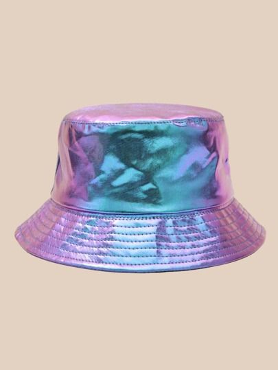 Rave Hat, Bucket Hat Aesthetic, Sparkly Aesthetic, Cute Bucket Hats, Holographic Accessories, Green Bucket Hat, Rave Hats, Fabric Bucket, Iridescent Wings