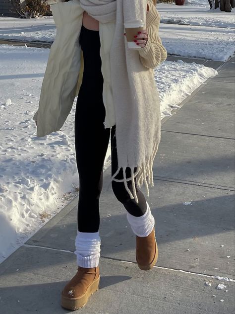 jumpsuit
romper
beige outfit
winter outfit idea
apres ski Platform Ugg Outfit, Outfits Background, Platform Uggs Outfit, Platforms Outfit, Platform Outfits, Gray Uggs, Uggs Mini, Uggs Outfit Winter, Platform Boots Outfit