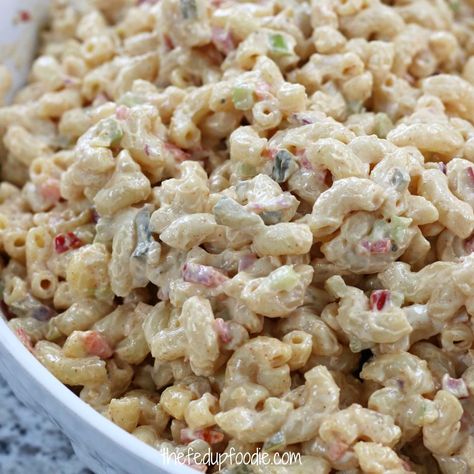 Macaroni Salad | Creamy and Flaovrful homemade Macaroni Salad perfect for backyard BBQ's!🌞⛱😎 Recipe👉 https://www.thefedupfoodie.com/macaroni-salad/ | By The Fed Up Foodie The Fed Up Foodie Recipes, Macaroni Salad Dressing, Celery Dip, Basic Macaroni Salad, The Best Macaroni Salad, Dill Pickle Juice, Homemade Macaroni Salad, Creamy Macaroni Salad, Best Macaroni Salad