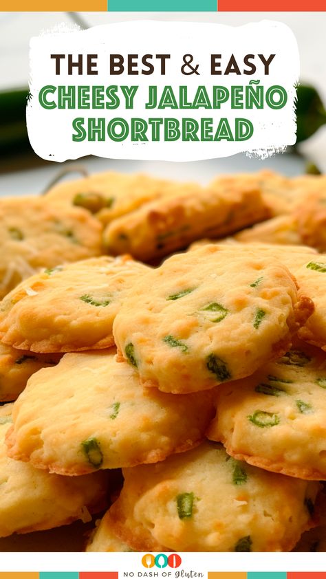 Sweet Jalepeno Recipes, Jalapeno Chocolate Chip Cookies, Baking With Jalapenos, Breakfast Themed Dessert, Savory Small Bites, Savory Breakfast Snacks, Cheese Jalapeño Shortbread, Cheesy Jalapeno Shortbread 12 Tomatoes, Savory Tea Snacks