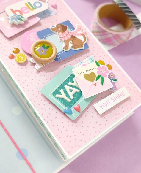 Flipthrough of the Pastel Scrapbook 😍 . . #reelit #craftreels #scrapbookingideas #flipthrough #scrapbook #giftideasformom #mom… | Instagram Pastel Scrapbook, Mom Instagram, How To Make Scrapbook, Dear Future, Pastel Shades, Diy Gifts, Mini Albums, Hobbies, Scrapbooking