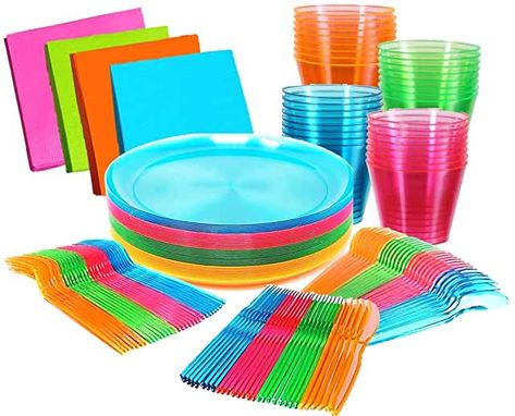 Amazon.com: pool party decorations for kids birthday Glow Neon Party, Uv Party, Neon Party Decorations, Neon Party Supplies, Fiesta Party Supplies, Glow Stick Party, Neon Birthday Party, Glow Party Supplies, Fiesta Party Decorations