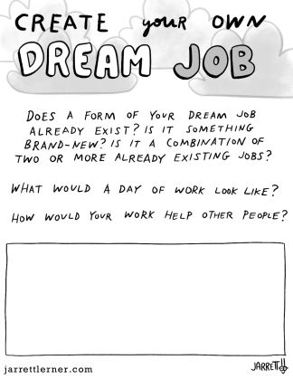 Dream Job Journal Ideas, Dream Jobs Ideas, Career Activities For Kids, Jarrett Lerner, My Dream Job, Pmp Exam, Story Story, Dream Jobs, Writing Prompts For Kids