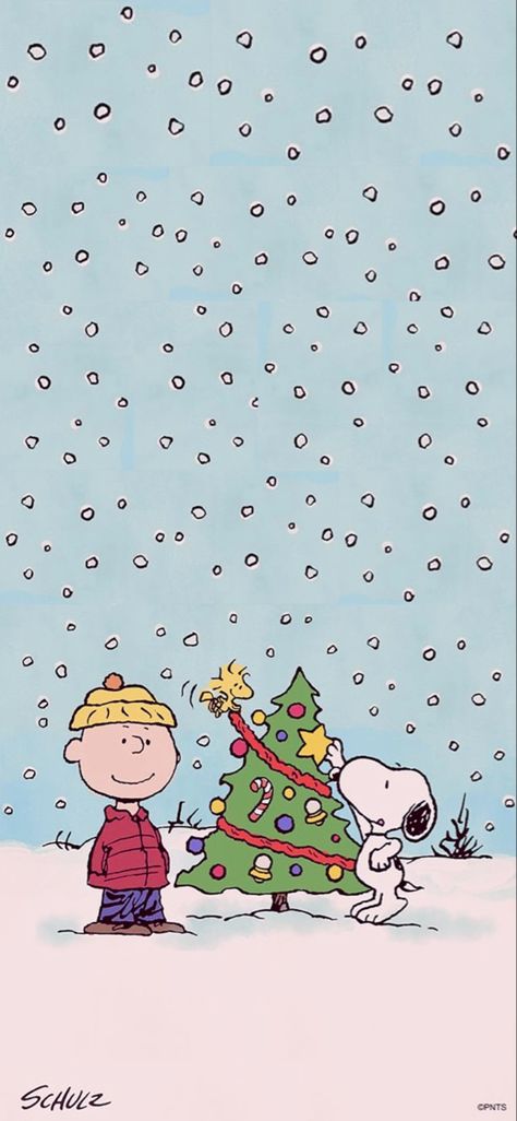 Christmas Wallpaper Doodle, Snoopy Christmas Iphone Wallpaper, A Christmas Carol Wallpaper, Christmas Wallpaper Nostalgia, Christmas Snoopy Aesthetic, Winter Wallpaper Snoopy, Peanuts Christmas Aesthetic, Charlie Brown Christmas Background, Cute Cartoon Christmas Wallpaper