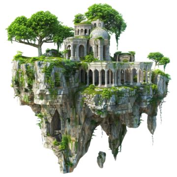 levitating island,mystical land,fairy tale island,island,floating island,floating,nature,floating island scene,green,scenery,grass,islands,floating island green,green island,float,tree,cloud,floating island lighthouse,cartoon,land,forest,river,landscape,water,holiday,fantasy,meadow,isle,enchanted island,fantasy landscape,magical scenery,mysterious island,island with waterfall,lush vegetation,surreal landscape,dreamlike scene,floating rock,sky island,isolated island,transparent background,floating paradise,airborne island Floating Island Drawing, Lighthouse Cartoon, Floating Island Landscape, Floating Island Art, Floating Island Concept Art, Fantasy Map Floating Islands, Fantasy Meadow, Floating Fantasy Island, Fairy Tale Landscape