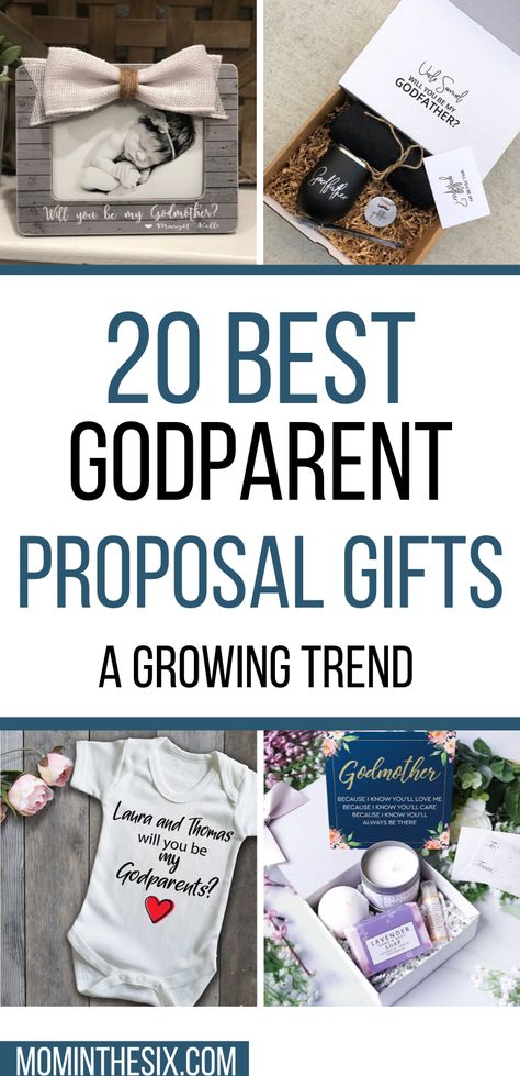 20 Best Godparent Proposal Gifts for Baptisms and Christenings.  Memorable gifts for Godparents. Godfather Gifts. Godmother Gifts.  Baptism Gifts.  #baptism #godparents #christening #mominthesix Godparents Proposal Ideas, Asking Godparents, Godparent Request Ideas, Godparent Request, Godmother Gifts Baptisms, Godmother Request, Godparent Proposal, Proposal Candles, Gifts For Godparents