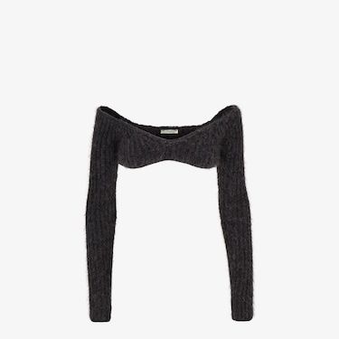 Fendi Top, Fotografi Digital, Bandeau Crop Top, Mohair Yarn, Ropa Diy, Knitwear Fashion, Fashion Now, Crop Sweater, Dolce E Gabbana