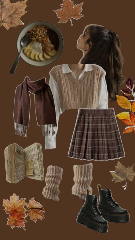 Autumn back to school aesthetic academia outfit fallcore Gilmore girls fashion ootd inspo Fallcore Outfits, Gilmore Girls Aesthetic Outfits, Autumn Back To School, Hippie Fits, Gilmore Girls Fashion, Academia Aesthetic Outfit, Dark Academia Outfits, Academia Outfits, Dark Academia Fashion