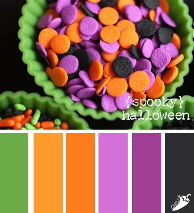 Spooky Halloween Bright Halloween Color Palette, Halloween Color Palette 2023, Halloween Color Pallet Ideas, Halloween Color Combinations, Halloween Color Combos, Halloween Pallete Color, Cute Halloween Color Palette, Spooky Colour Palette, Halloween Color Pallet