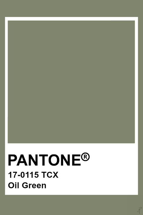 Pantone Oil Green Sage Green Pantone Colour Palettes, Pantone Tcx Green, Green Pantone Colors, Pastel Color Pantone, Pantone Olive Green, Pantone Sage Green, Light Green Pantone, Sage Green Pantone, Pantone Vert