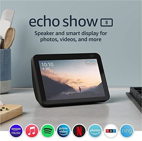 Amazon Echo Show, Echo Show, Smart Home Control, Make Video, Alexa App, Camera Shutter, Remote Viewing, Interactive Display, Amazon Video