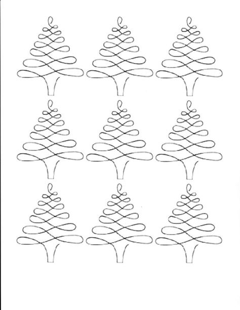 This is the template. I found it on google images. I tried to find it again to give credit to that person/check for copyright...I cant find it. Chocolate Template, Chocolate Christmas Tree, Royal Frosting, Royal Icing Templates, Christmas Cupcakes Decoration, Chocolate Tree, Tree Template, Decoration Patisserie, Chocolate Garnishes