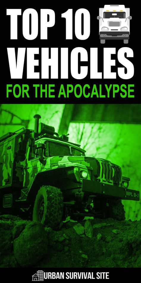 Traditional cars aren't the only option for bugging out. There are several other types of vehicles that could save your life after the apocalypse. #urbansurvivalsite #vehicles #bugoutvehicle #buggingout #apocalypse Bug Out Car, Bug Out Vehicle Ideas, Bugout Truck, Zombie Apocalypse Car, Bug Out Truck, Tactical Truck Ideas, Apocalypse Truck, Apocalypse Vehicle, Survival Vehicle