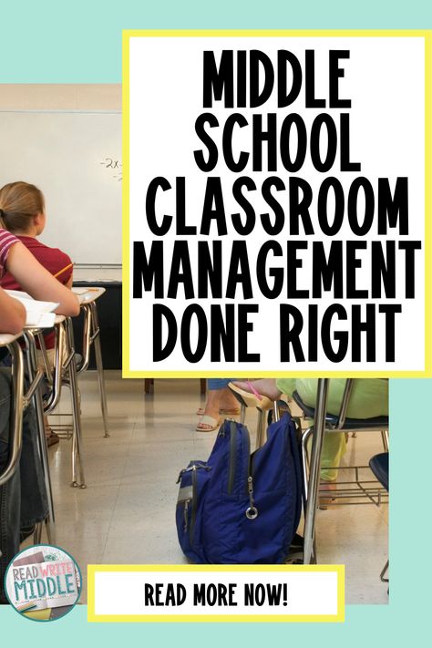 As a middle school teacher, it can be hard to manage difficult classes. But don't worry - help is here! Learn helpful classroom management tips and strategies to gain control in your 6th, 7th, or 8th grade classroom! You will be ready to start class and the year off on the right foot with these middle school classroom management ideas! Controlling Talking In The Classroom, Out Of Control Classroom, Middle School Expectations, Classroom Contract Middle School, 6th Grade Classroom Set Up Middle School, Middle School Classroom Management Ideas, Junior High Classroom Management, Classroom Expectations Middle School, Middle School Teaching Strategies