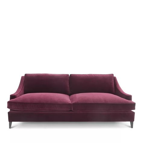 Bloomingdale's Artisan Collection - Charlotte Velvet Sofa - 100% Exclusive Velvet Sofa Living Room, Classic Furniture Living Room, Cheap Living Room Furniture, Unique Sofas, Exclusive Homes, Velvet Loveseat, Velvet Couch, Furniture Logo, Exclusive Furniture