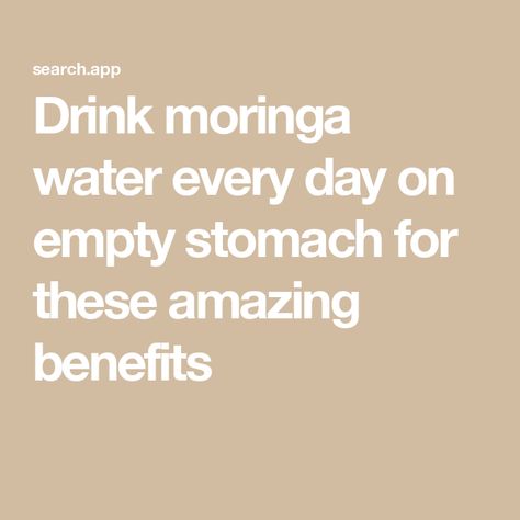 Drink moringa water every day on empty stomach for these amazing benefits Benefits Of Moringa Seeds, What Is Moringa, Benefits Of Eating Eggs, Moringa Benefits, Seeds Benefits, Easy Detox, Improve Metabolism, Improve Energy, Nutritional Deficiencies