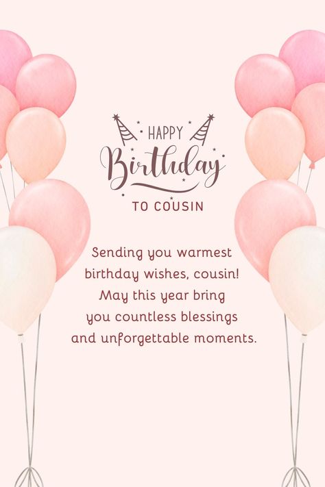 279 Happy Birthday Cousin Images, Message And Quotes Happy Birthday Wishes Cousin Female, Happy Birthday Wishes To Cousin, Happy Birthday Cuz Cousin Female, Birthday Message For Cousin, Birthday Cousin Female, Cousin Birthday Wishes, Happy Birthday Wishes Aunt, Happy Birthday Wishes For Cousin, Happy Birthday Cousin Quotes