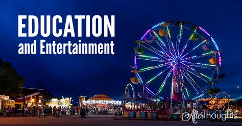 What we believe about the relationship of entertainment to education is grounded in what we believe about education in the first place. Bloomsburg Fair, Carlsbad Village, Wyoming State, Usa States, Fundraising Events, College Fun, State Fair, Summer Events, Inspirational Videos