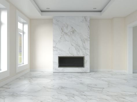 What Color Walls Go with Carrara Marble? (Warm and Luxurious Combos) - roomdsign.com Dark Painted Walls, Carrara Marble Floor, Grey Marble Bathroom, Grey Marble Floor, Carrara Marble Bathroom, Best Wall Colors, Taupe Walls, Statuario Marble, White Marble Floor