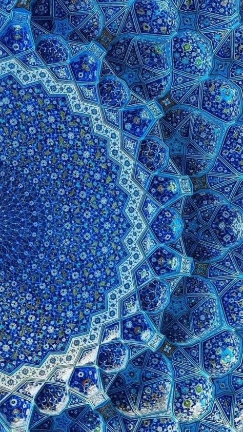 Persian Blue Aesthetic, Turkish Aesthetic Wallpaper, Iran Background, Persian Art Pattern, Persian Wallpaper, Geometric Wallpaper Iphone, Iran Art, Islamic Design Pattern, I Phone Wallpaper