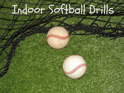 Softball Practice: 3 Indoor Drills Perfect for Cold Weather : Softball Spot Basic Softball Drills, Indoor Softball Practice Drills, Pitching Drills, Softball Things, Softball Girls, Softball Practice, Baseball Workouts, Softball Workouts, Softball Drills