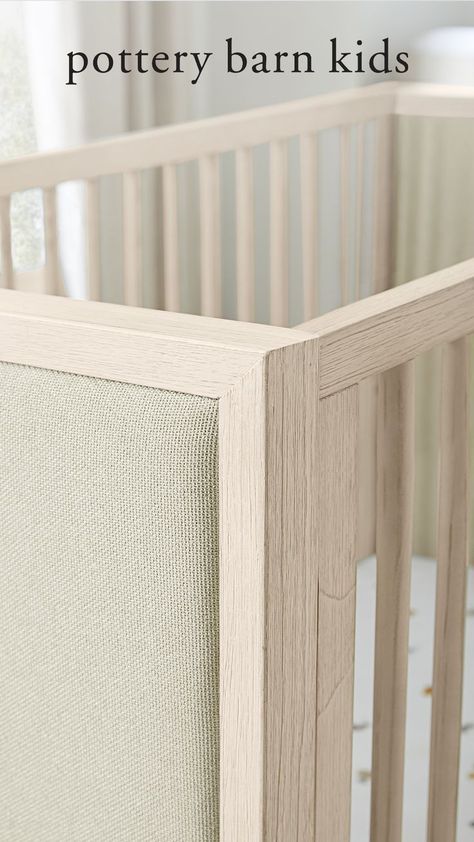 Serene Nursery, Convertible Crib, Gender Neutral Nursery, Neutral Nursery, Nursery Inspiration, Nursery Furniture, Nursery Neutral, Pottery Barn Kids, Changing Table