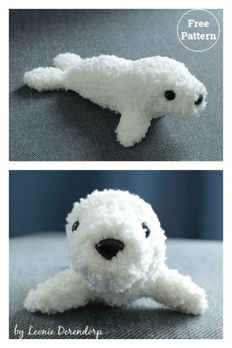 Seal Plushie Pattern, Crochet Seal Amigurumi Free Pattern, Crochet Sea Lion Pattern Free, Sea Lion Crochet Pattern Free, Seal Amigurumi Free Pattern, Free Seal Crochet Pattern, Baby Seal Crochet Pattern, Sea Lion Crochet, Seal Crochet Pattern Free