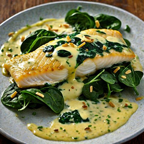 How To Make Smoked Haddock with Buttered Spinach & Mustard Sauce Print Where do you even begin with seafood? You might find yoursel Smoked Haddock Recipes Dinners, Best Haddock Recipes, Snoek Fish Recipes, Healthy Haddock Recipes, Buttered Spinach, Smoked Haddock Recipes, Cooking Techniques Basic, Mustard Sauce Recipe, Baked Haddock