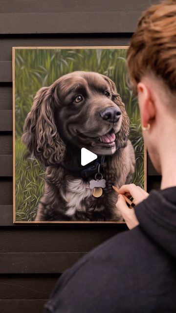 4.6K views · 1.1K likes | Shaymus Art on Instagram: "I recently had the pleasure of creating Charlie’s pet portrait, here’s the process reel 🐶 Soft pastels and pastel pencils on 30x40cm Pastelmat board. #petportrait #dogs #art" Soft Pastel Dog Portrait, Pastel Pencils, Dog Portraits, Pet Portrait, Soft Pastel, The Process, Pet Portraits, Pastel, Pet