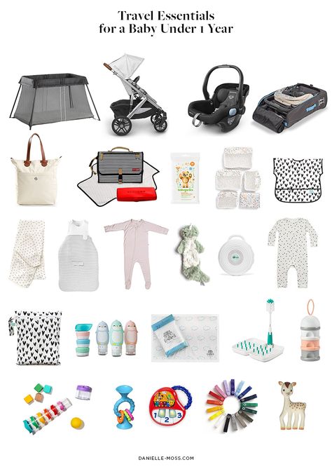 Traveling With a Baby Under One Year Old – Danielle Moss Travel With 1 Year Baby, Apartment Family, Baby Travel Toys, Baby Travel Essentials, Travel With Baby, Vista Stroller, Baby Vacation, Traveling With A Baby, 1 Year Baby